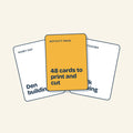Three printable activity cards from the Activity Pack, which has 48 cards